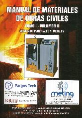 Manual de Materiales de Obras Civiles - Tomo I Volumen V