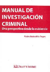 Manual de Investigacin Criminal