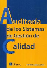 Auditora de los Sistemas de Gestin de Calidad