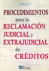 Procedimientos para la Reclamacin Judicial y Extrajudicial de Crditos