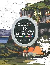 Arte Terapia Antiestrs Pintura 30 Obras maestras del paisaje para colorear