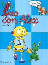 Leo con Alex. Escritura 1. Cuadrcula Educacin Infantil