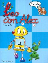 Leo con Alex. Escritura 3. Cuadrcula Educacin Infantil