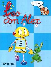 Leo con Alex. Escritura 5. Cuadrcula Educacin Infantil