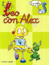 Leo con Alex. Escritura 4. Pauta Educacin Infantil