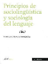 Principios de Sociolingüística y Sociología del Lenguaje