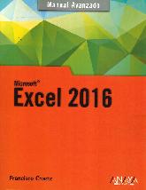 Mocrosoft Excel 2016 Manual Avanzado