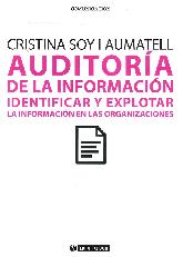 Auditora de la informacin. Identificar y explotar la informacin en las organizaciones