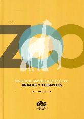 Bienestar de Animales de Zoolgico Jirafas y Elefantes