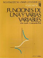 Funciones de Una y Varias Variables Vol 2