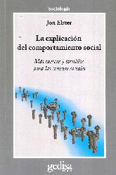 La Explicacin del Comportamiento Social