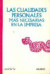 Las Cualidades personales ms necesarias en la empresa