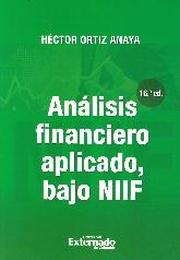 Anlisis Financiero Aplicado, bajo NIIF