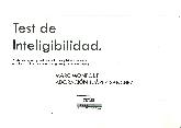 Test de Inteligibilidad