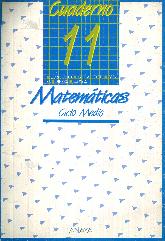 Cuaderno de Matematicas 11. Ciclo medio