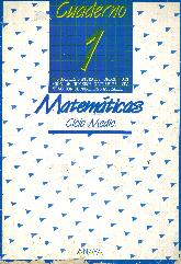 Cuaderno de Matematicas 1. Ciclo medio
