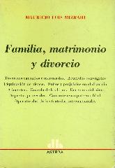 Familia, matrimonio y divorcio