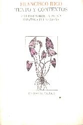 Texto y Contexto Estudios sobre la poesia espaola del siglo XV