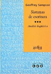 Sistemas de escritura : introduccion lingistica