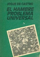 El Hambre: problema universal