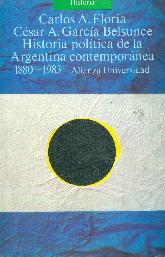 Historia politica de la Argentina contemporanea (1880-1983)