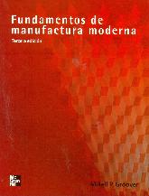 Fundamentos de Manufactura Moderna