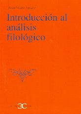 Introduccion al analisis filologico