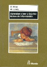 Aprender a leer y escribir textos de informacion