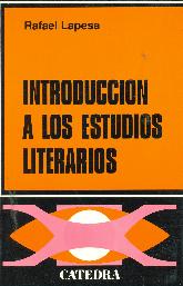 Introduccion a los estudios literarios