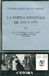 De la poesia exist (La poesia espaola de postguerra de 1935 a 1975; T.2)