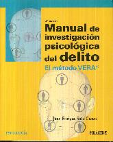 Manual de Investigacin Psicolgica del Delito