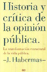 Historia y Critica de la opinion publica