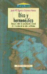 Etica Y Hermeneutica