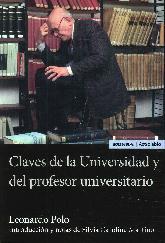 Claves de la Universidad y del profesor universitario