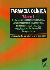 Farmacia Clinica Vol II, transtornos metablicos y hematopoyeticos, enfermedades neoplasicas, psiqu