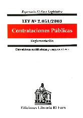 Contrataciones Pblicas Ley N 2.051/2003