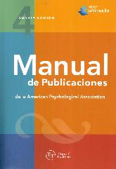 Manual de publicaciones de la American Phychological Association APA 4ta espaol