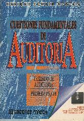 Cuestiones fundamentales de auditoria Primera parte