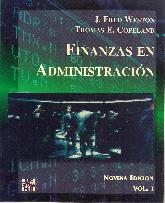 Finanzas en Administración Tomo I