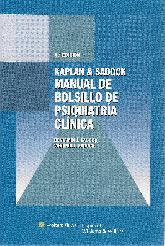 Kaplan y Sadock Manual de Bolsillo de Psiquiatría Clínica