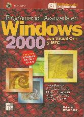 Programacion avanzada Windows 2000 con Visual C++ y MFC