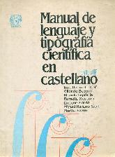 Manual de lenguaje y tipografía científica en castellano