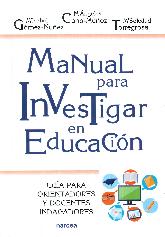Manual para investigar en Educacin