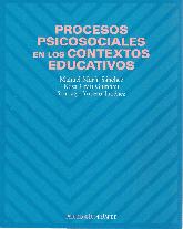 Procesos psicosociales en los contextos educativos