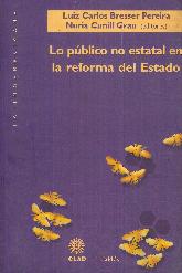 Lo pblico no estatal en la reforma del estado