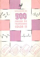 Solucion de 500 fallas de Televisores Color III