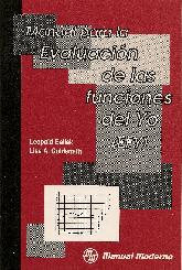 EFY Manual para la evaluacion de las Funciones del Yo. Proporciona amplio perfil sobre la naturales