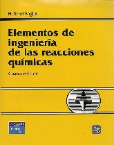 Elementos de Ingeniera de las Reacciones Qumicas