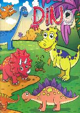 Libro de Dinosaurios para Pintar + Stickers (PC) LETRA LIBRE