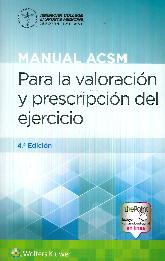 Manual ACSM Para la valoracin y prescripcin del ejercicio